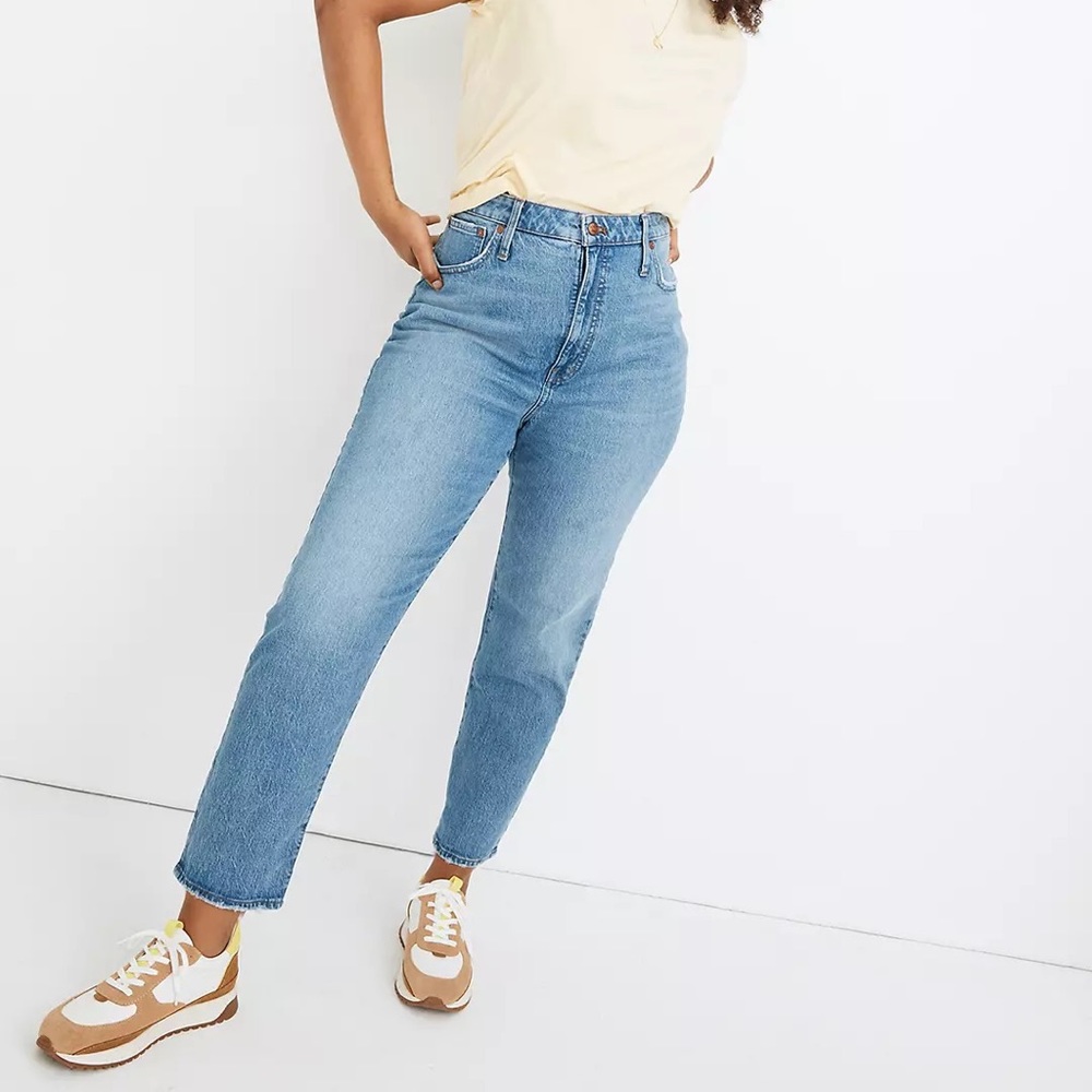 Madewell Women's Straight Leg Jeans - Light Blue